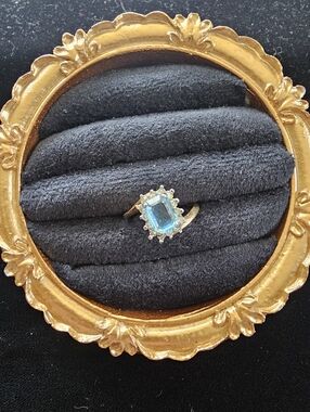 Vintage 18k Gold Electroplated Ring Size 7.5